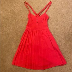 Cute pink summer dress